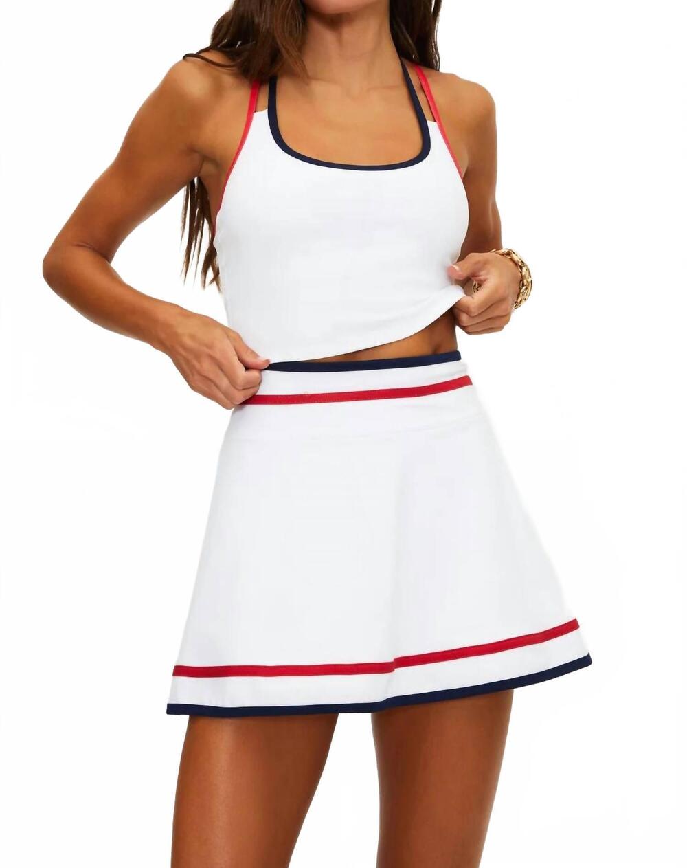 NEW BEACH RIOT oslo top in heritage white matte